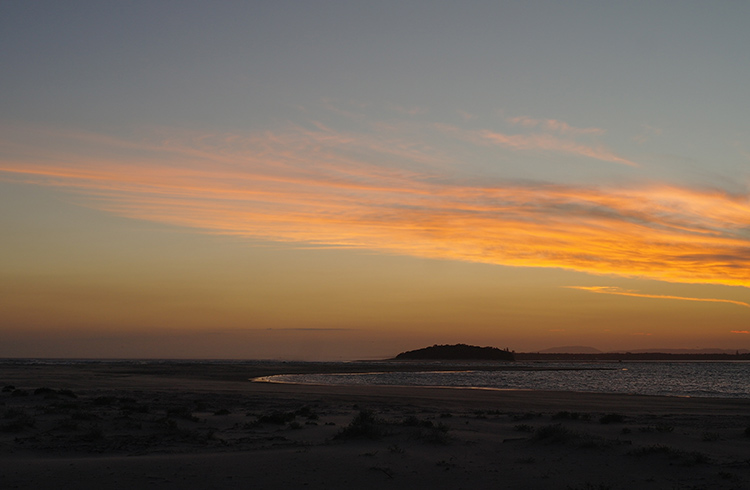 harrington-beach-camping-sunset