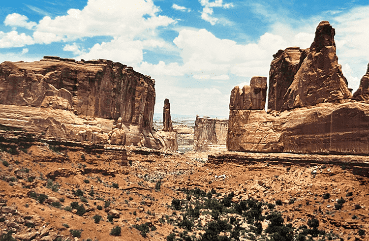 Arches National Park, photo taken in 1999