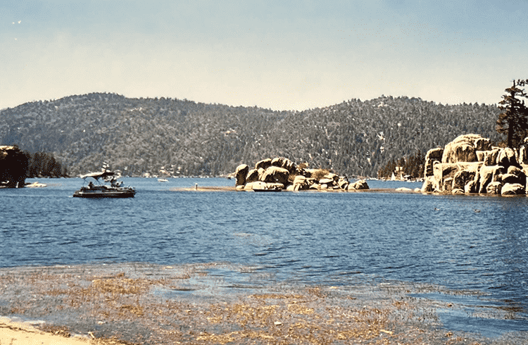 Big Bear Lake, California. Photo taken in 1999 on a film camera